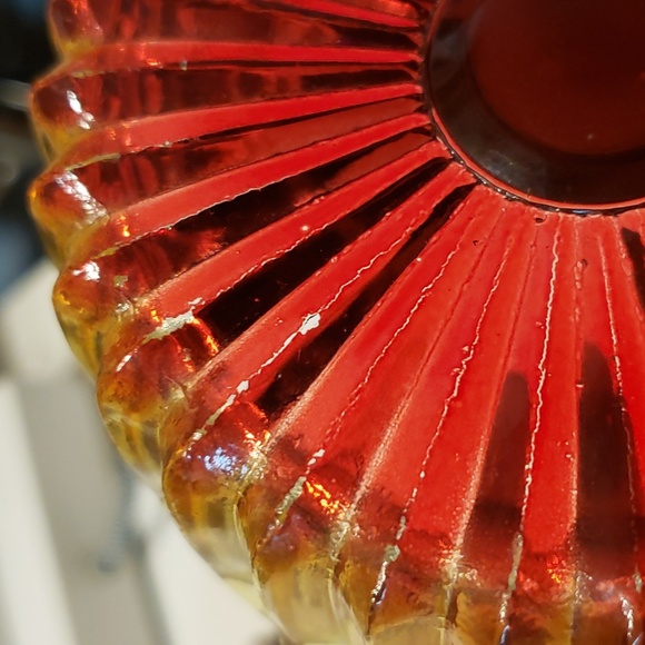 Adorable Art Deco glass powder dish with Lipstick holder - Picture 7 of 10